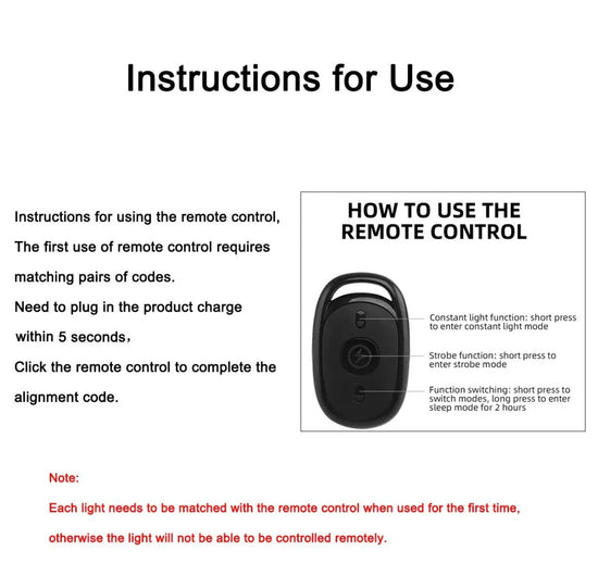 Wireless Flashing light